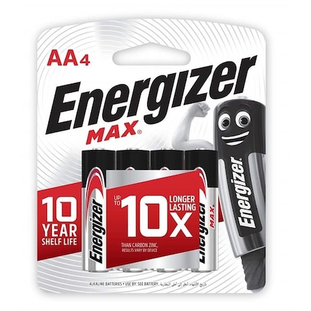 Isn ISN CSUBATAA Energizer AA Cell Battery - Pack of 4 CSUBATAA